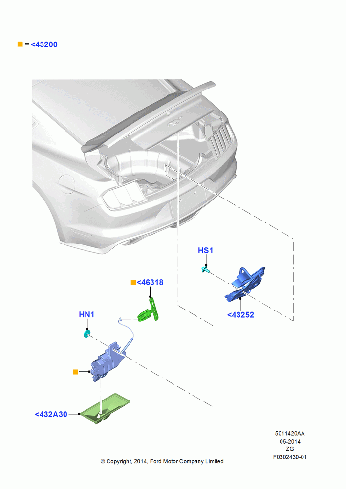 20AA - Luggage Compt/Tailgte Lock Controls, Coupe; 18/AUG/2014