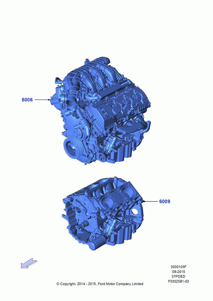 05F - Service Engine and Short Block, 3.7L 4V PFI V6 NA Gas; 18/AUG/2014