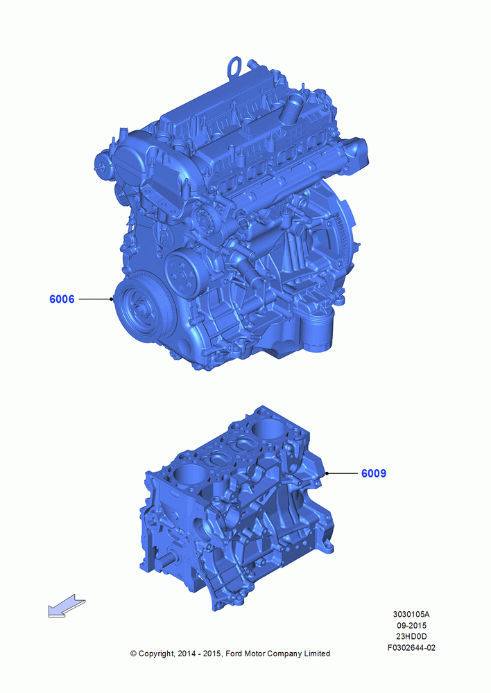 05A - Service Engine and Short Block, 2.3L EcoBoost, 2.3L Ecoboost; 18/AUG/2014