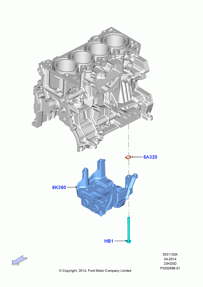 20A - Balance Shafts and Drive, 2.3L EcoBoost, 2.3L Ecoboost; 18/AUG/2014