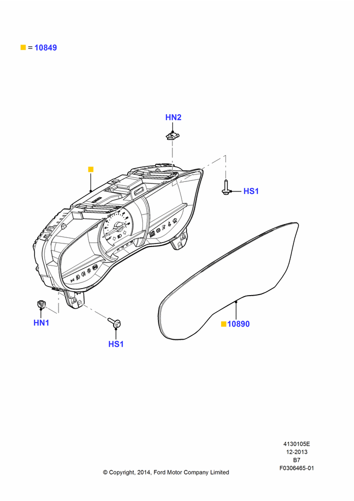 05E - Instrument Cluster, Customer Info Display-Pack 3; 11/AUG/2014-30/JUN/2017