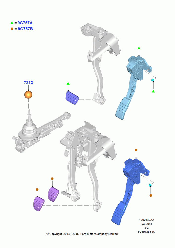 40AA - INTERIOR DRESS UP, North American Markets, Accessory, Sport Pedals; 18/AUG/2014