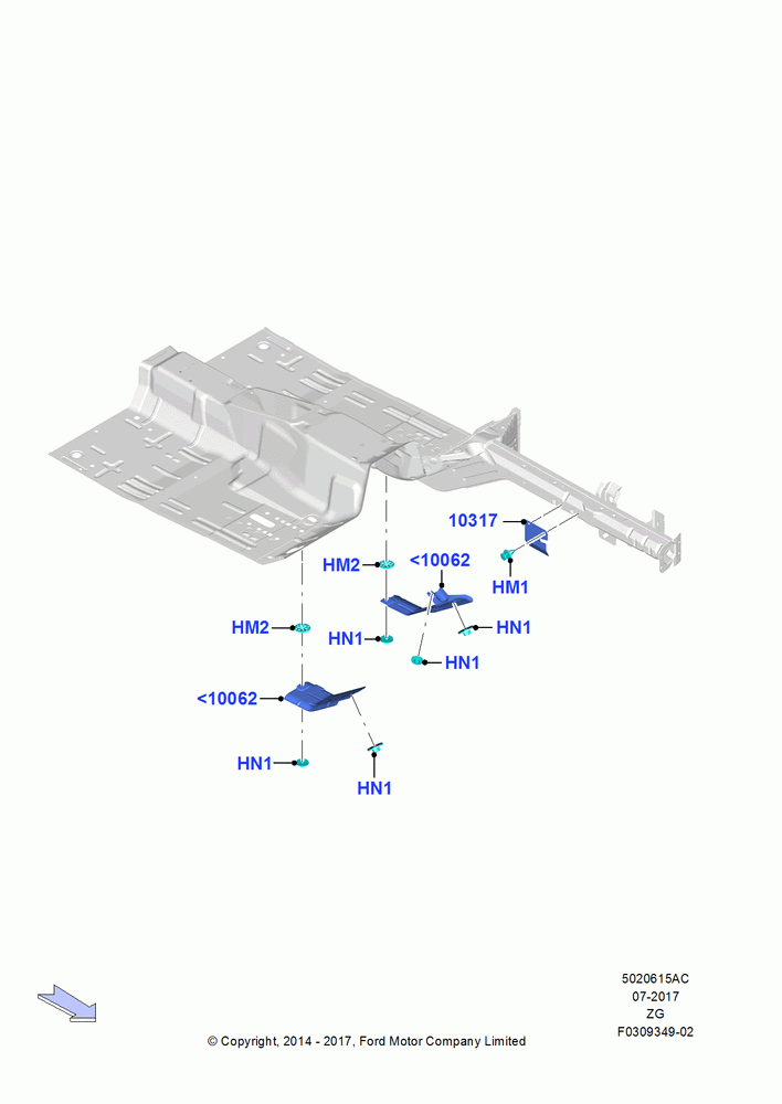 15AC - Splash and Heat Shields, Heat Shield; 18/AUG/2014-02/OCT/2017