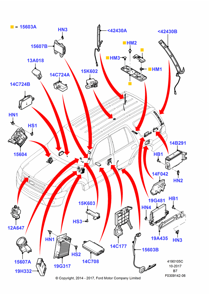 05C - Vehicle Modules and Sensors; 11/AUG/2014-30/JUN/2017