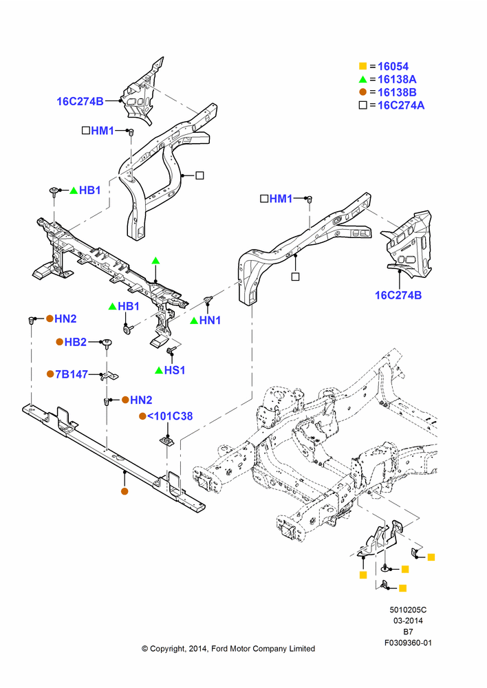 05C - Front Panels, Aprons & Side Members; 11/AUG/2014-30/JUN/2017