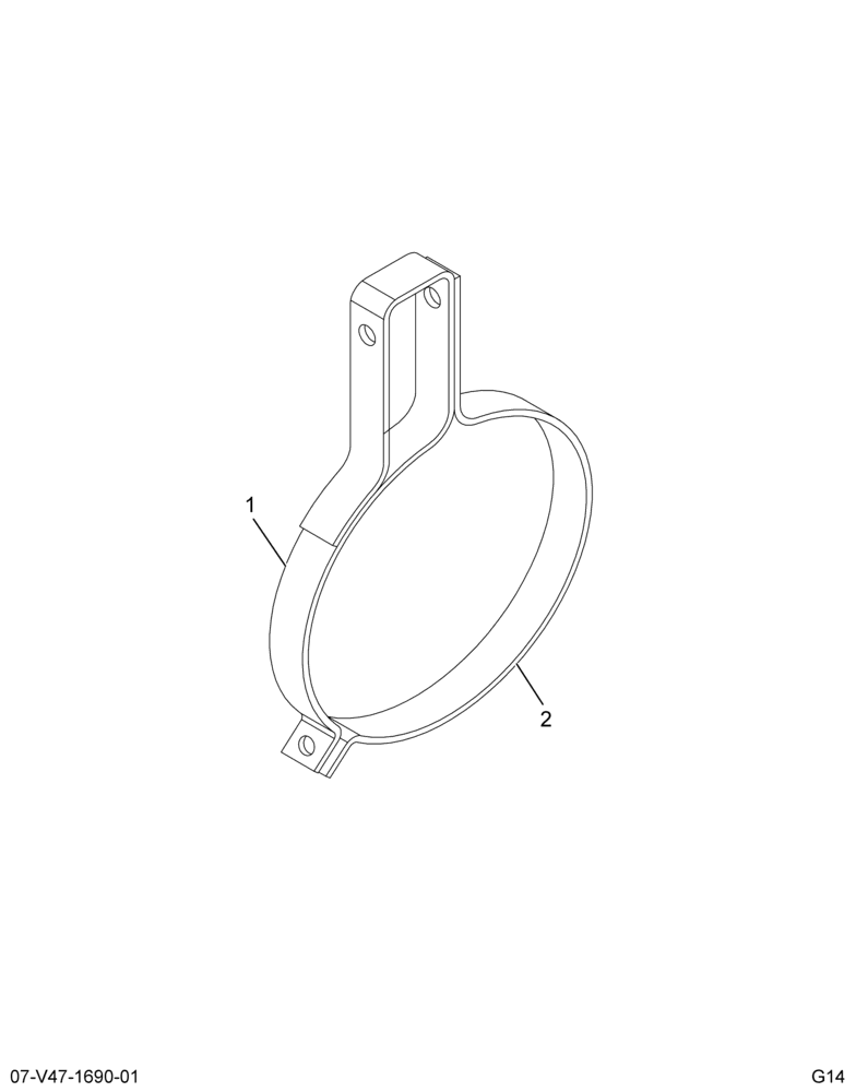 ....STRAP MUFFLER SUPT  SCR ASM (BC4Z-5260-A)