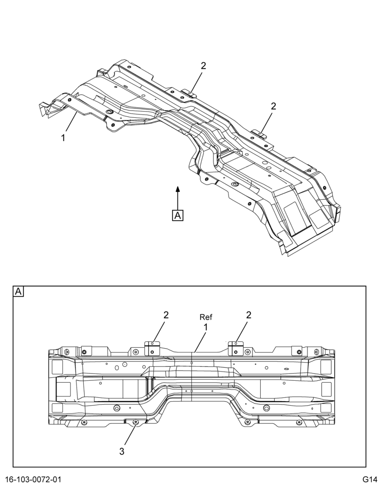 ..........REINFORCEMENT  FRONT FLOOR CRO (BC4Z-7010970-A)