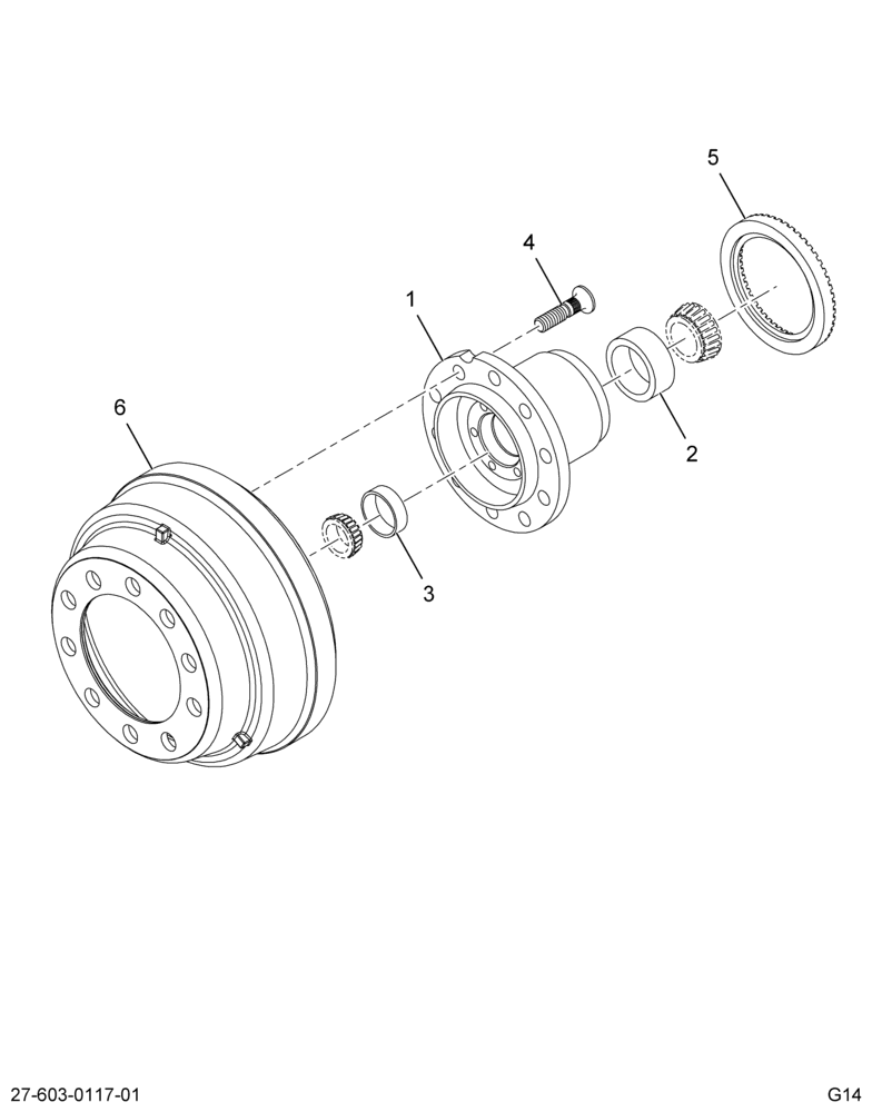 ..HUB FRT WHEEL W/DRUM  STL 285. (Intl. 3531629C93)
