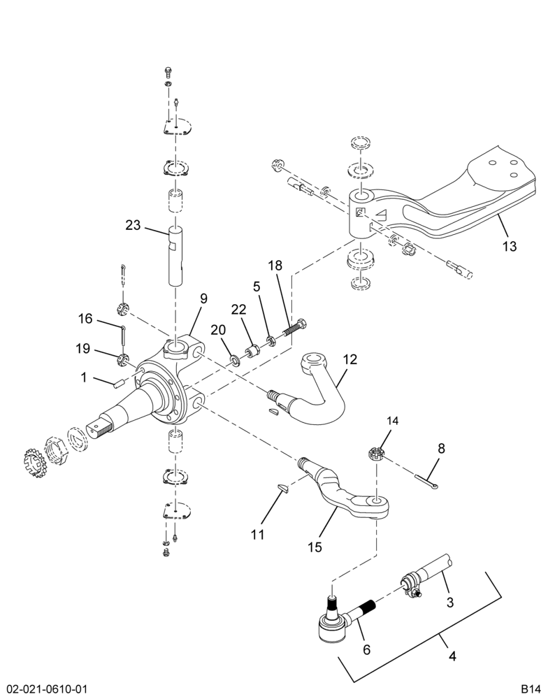 ..AXLE,FRT L/BK , 14K, MER, 02AS (Intl. 3844643C92)
