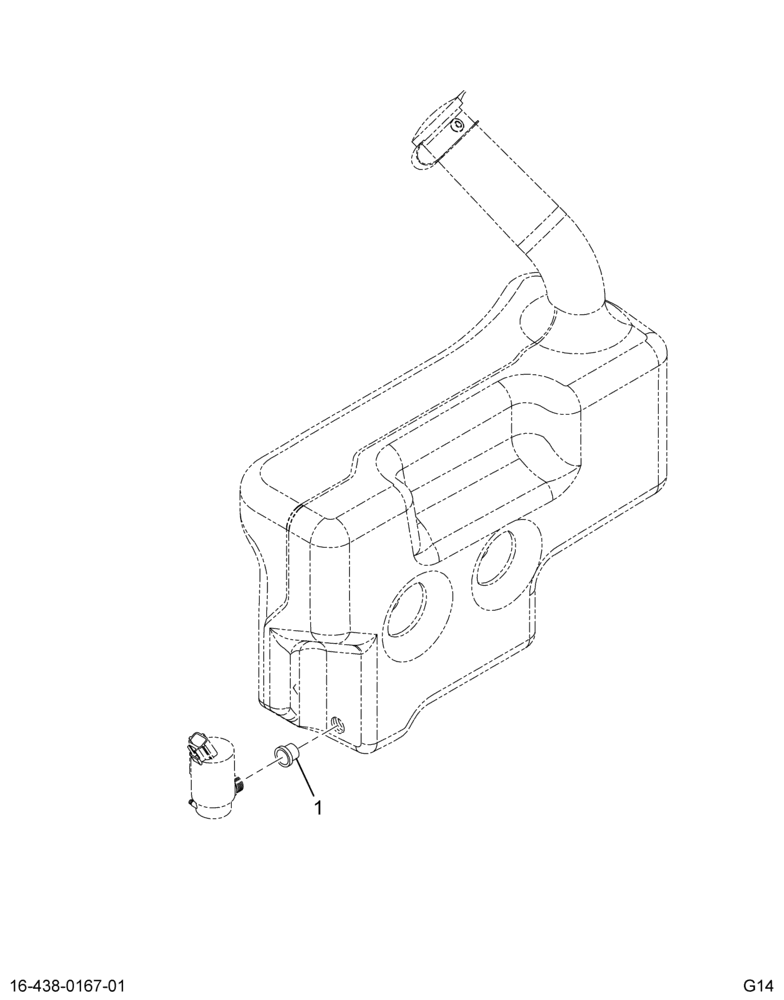 ....PUMP ELEC W/S WPR W/GROMMET (6E7Z-17664-AA)