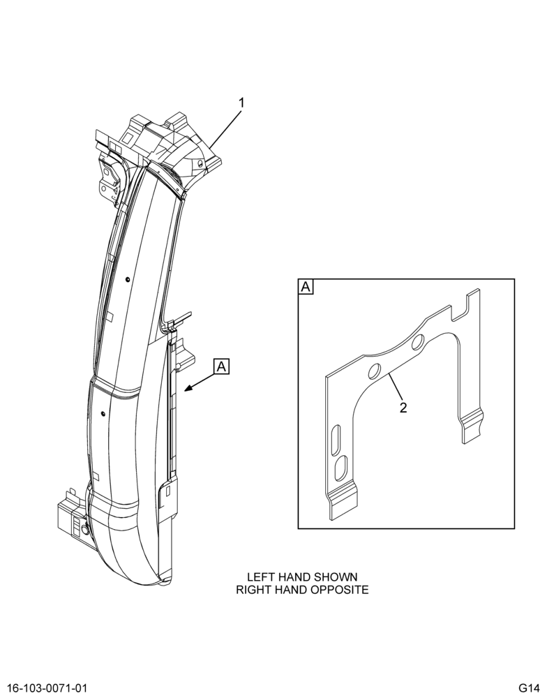 ......REINFORCEMENT, ASM REAR CNR S (8C4Z-70280A59-BD)