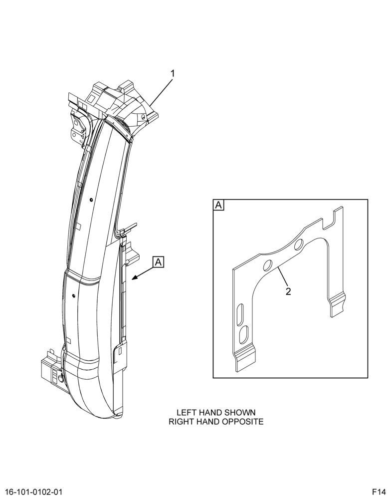 ......REINFORCEMENT ASM REAR CNR S (BC4Z-7041032-A)