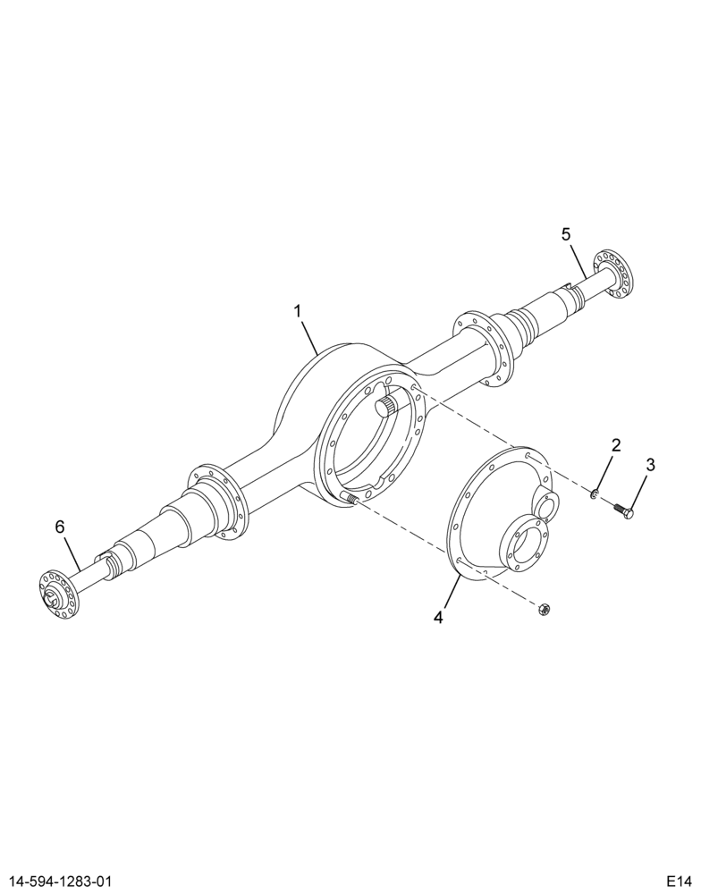 ..AXLE RR L/BK  4.88/6.65 14CDL (Intl. 3679640C91)