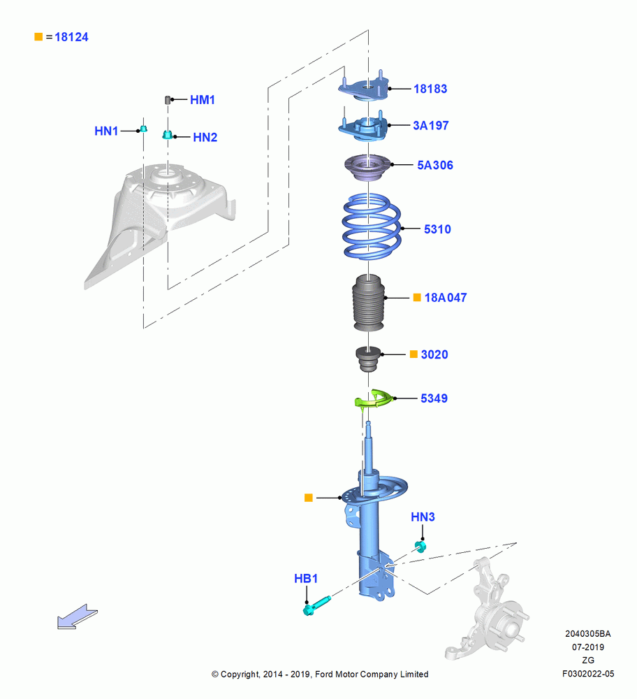 Front Suspension Struts and Springs
