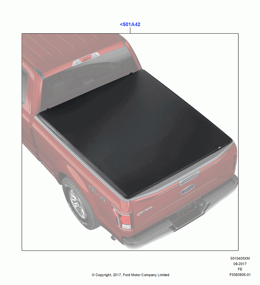 05XM - Pick Up Box/Tailgate and Tonneau, Canvas Top Folding Tonneau Covers, Accessory; 11/JUL/2016