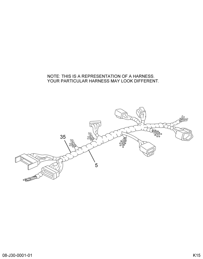 HARNESS, CHASSIS; HEATED DRAIN VALVE EFFECTS (ABR #7)