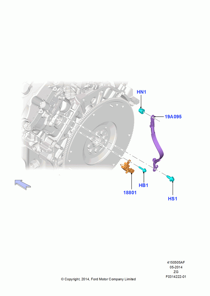 05AF - Radio Suppression, Convertible, MOD 5.0L-4V DOHC SEFI NA; 29/SEP/2014-02/OCT/2017