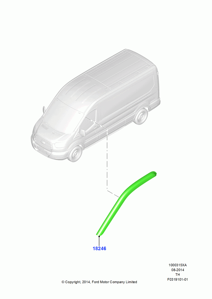 15XA - Body Dress Up Kits - Side, Accessory, Side Window Deflectors; 21/APR/2014-01/AUG/2016