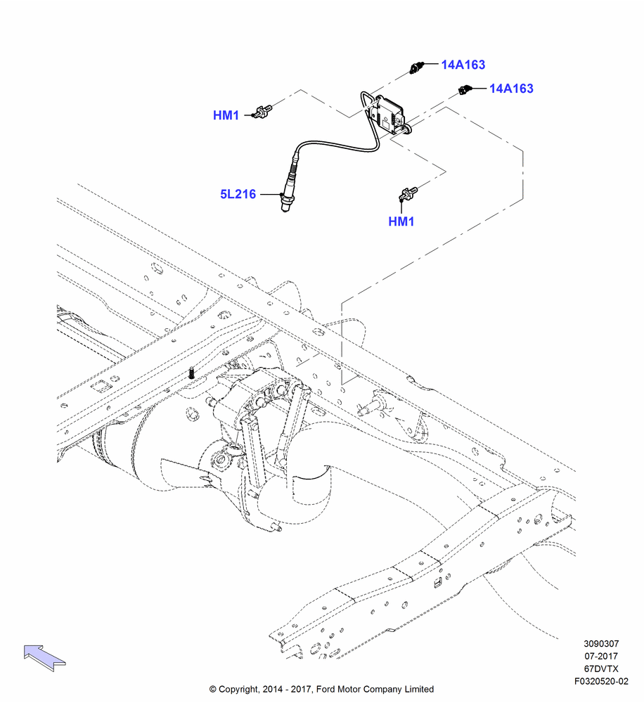 Exhaust Modules And Sensors, 6.7L 4V V8 T/C Diesel, With Low Sulfur Diesel Fuel Content