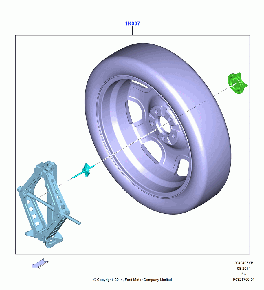 Wheels, Less Spare Wheel, North American Markets, Accessory