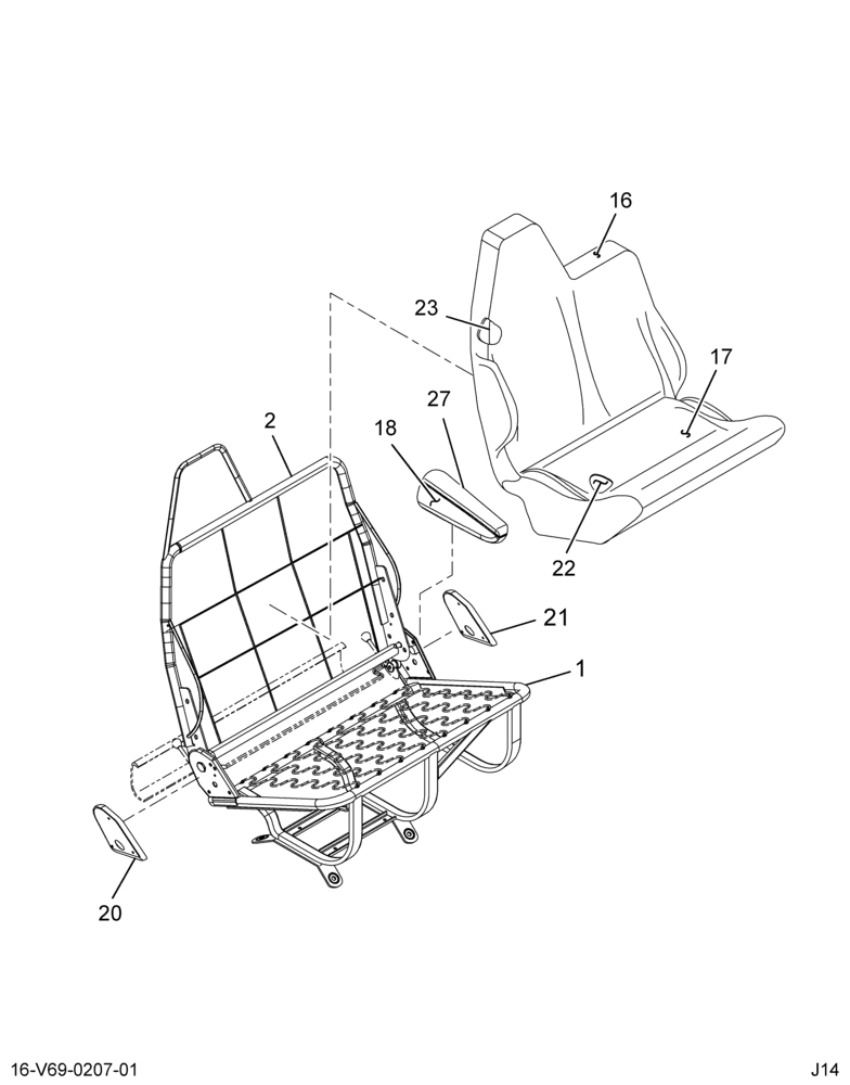 ..SEAT PASSENGER (BC4Z-7160026-A)