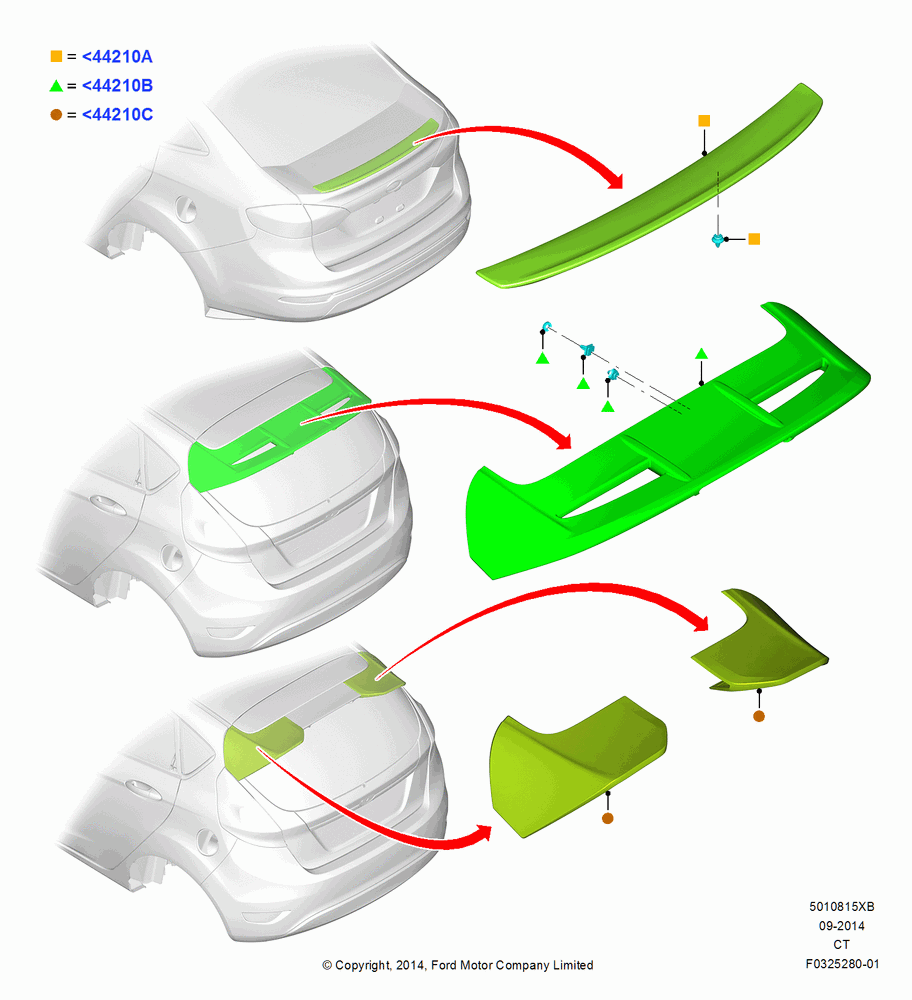 15XB - Spoiler and Related Parts, Accessory; 02/JUN/2014-01/AUG/2019