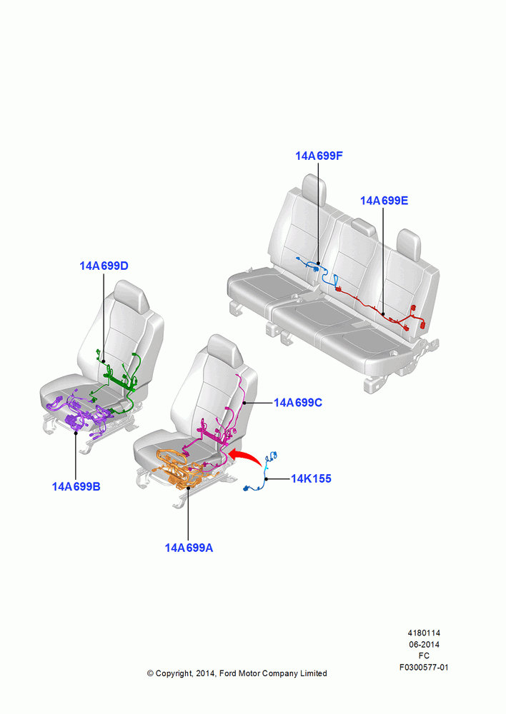 14 - Wiring - Seats; 20/OCT/2014