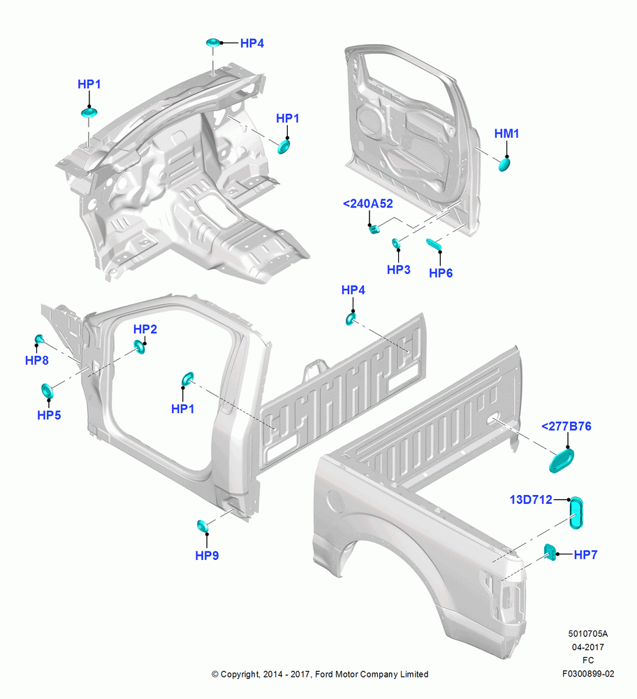 05A - Plugs - Body, Regular Cab; 20/OCT/2014