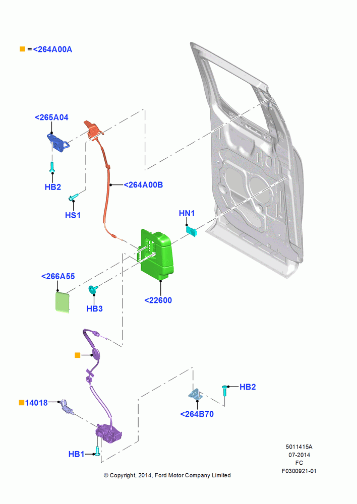 15A - Rear Door Lock Controls, Super Cab; 20/OCT/2014