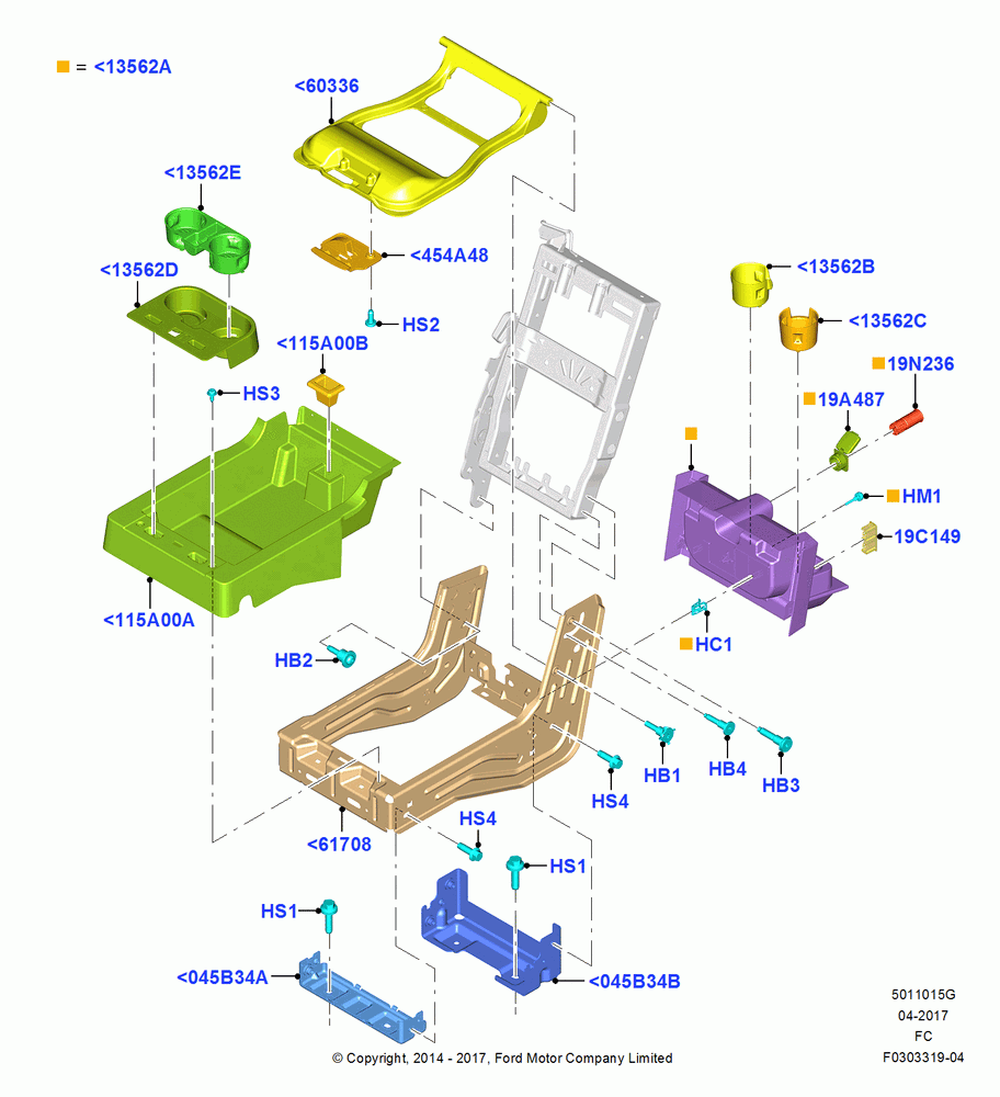 15G - Front Seat Base, With Split Bench Front Seat, 20%; 20/OCT/2014