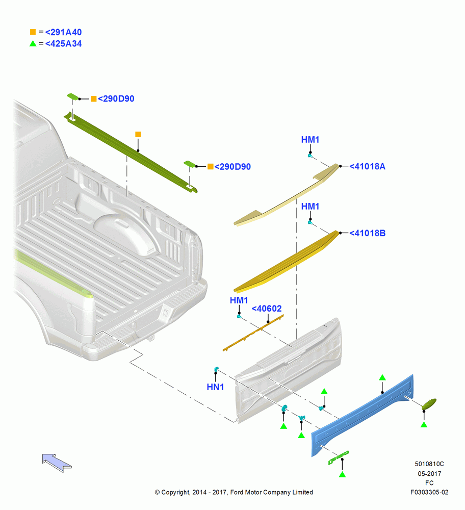 10C - Body Mouldings, All Styleside Pick-Up Box; 20/OCT/2014