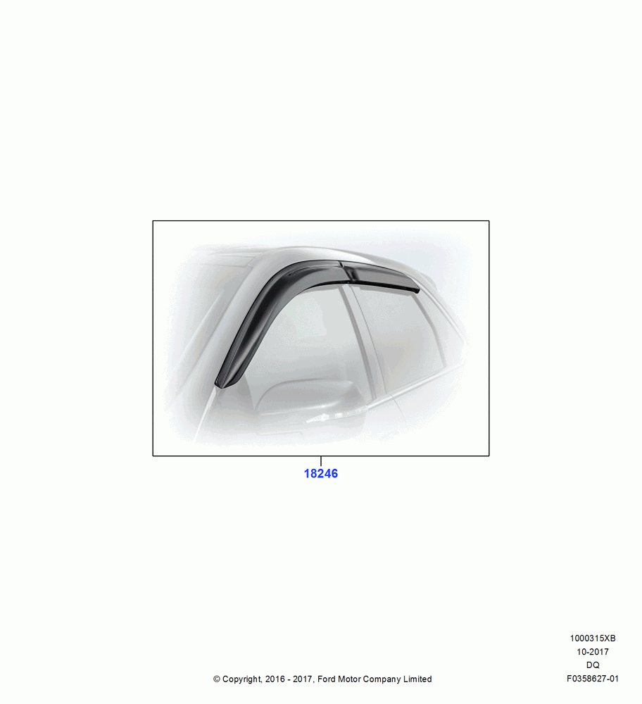 15XB - Body Dress Up Kits - Side, Accessory, Side Window Shades; 24/OCT/2016