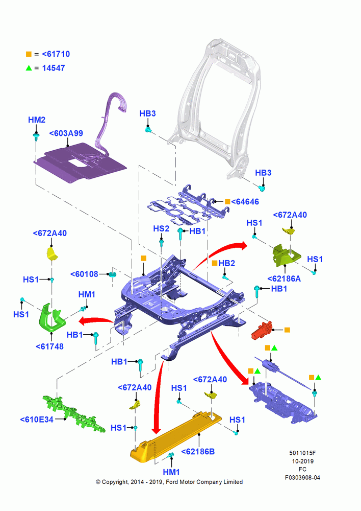 15F - Front Seat Base, Drv Power Seat Adjust With Memory, Driver Seat; 20/OCT/2014