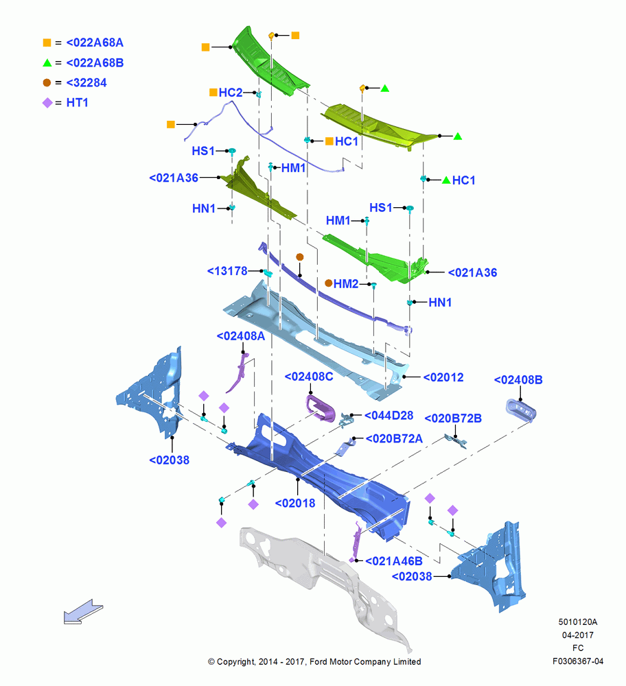 20 - Cowl/Panel and Related Parts; 20/OCT/2014