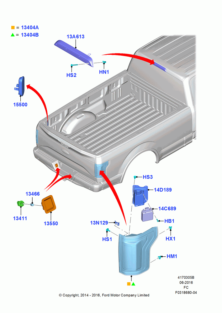 Rear Lamps, Tail lamps - LED Rear, Taillamps - LED With Blis