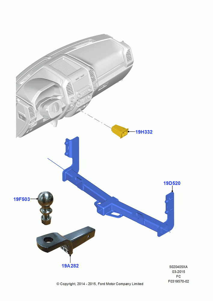 05XA - Tow Bar, (+) North American Markets, Accessory; 20/OCT/2014-17/JUL/2017