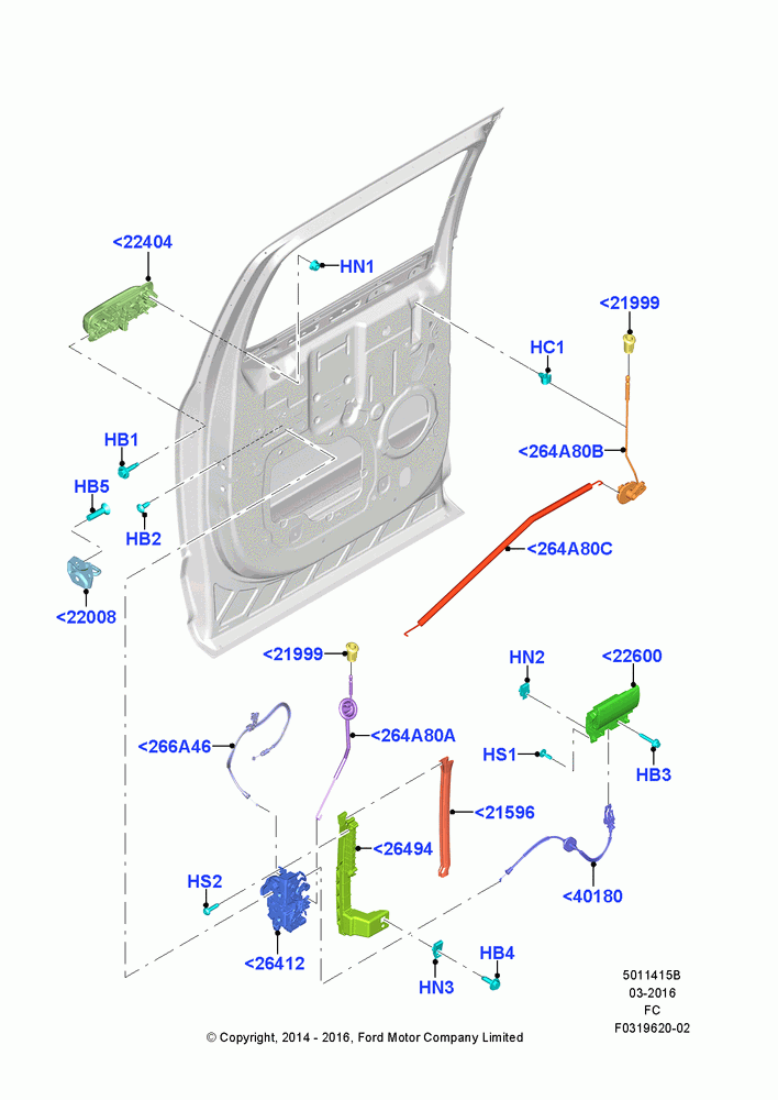 15B - Rear Door Lock Controls, Crew Cab; 20/OCT/2014