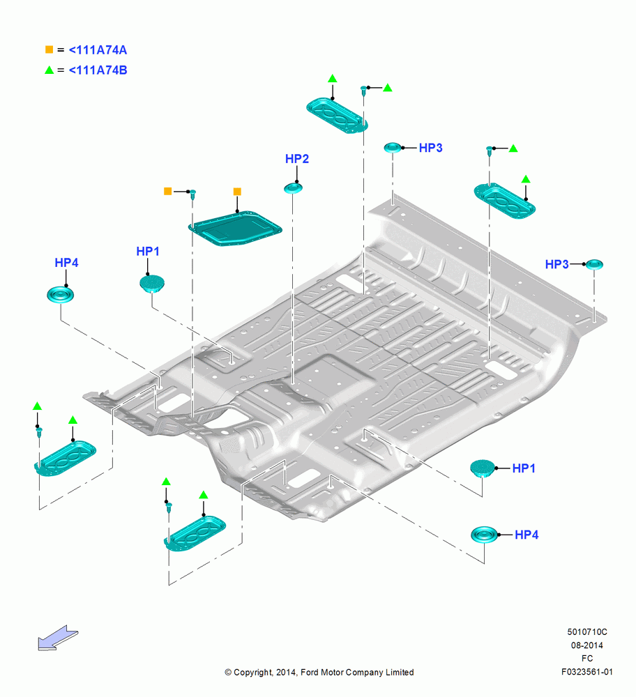 10C - Plugs - Floor Pan, Crew Cab; 20/OCT/2014