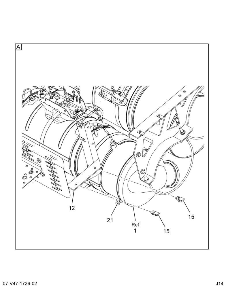 ..AFTERTREATMENT DEVICE,CUMMINS (Intl. 6124312C91) 2/2
