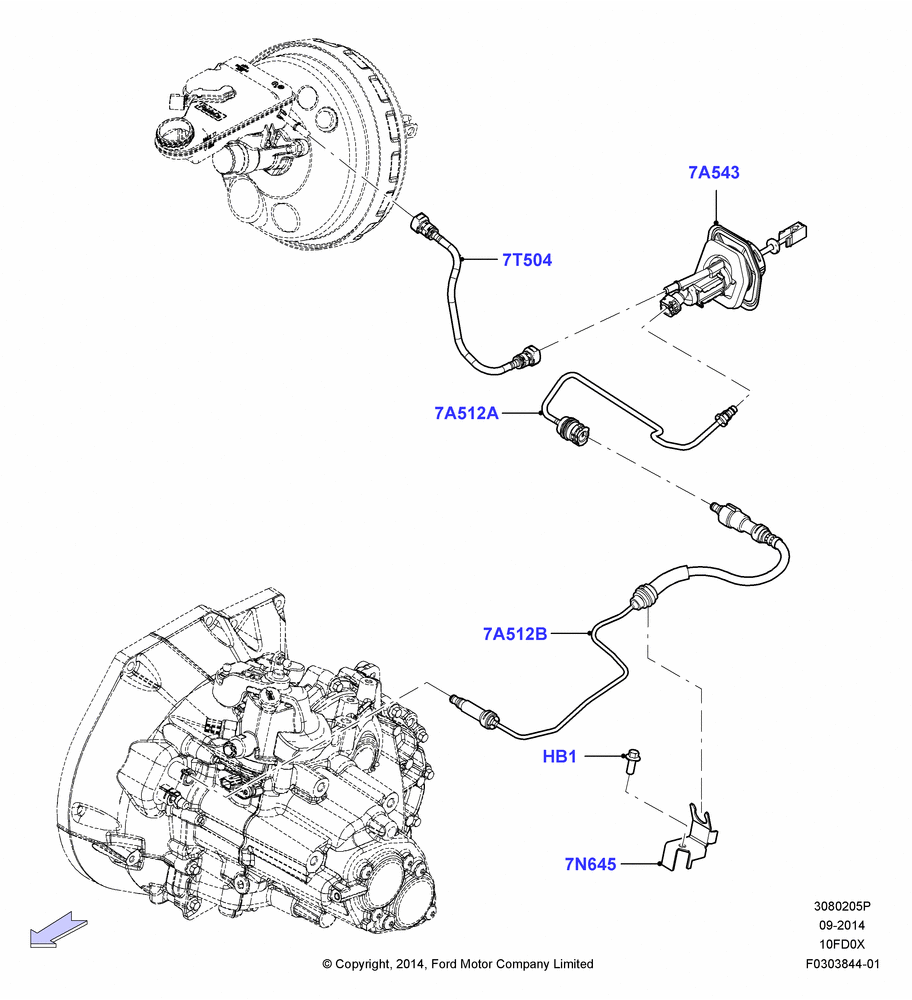05P - Clutch Master and Slave Cylinders, 1.0L EcoBoost 120PS/125PS/140PS; 15/DEC/2014-04/MAY/2018
