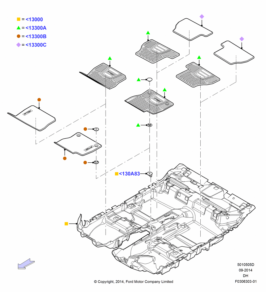 05D - Floor Trim, SE, Series 66, S Series; 08/DEC/2014-08/JUL/2015
