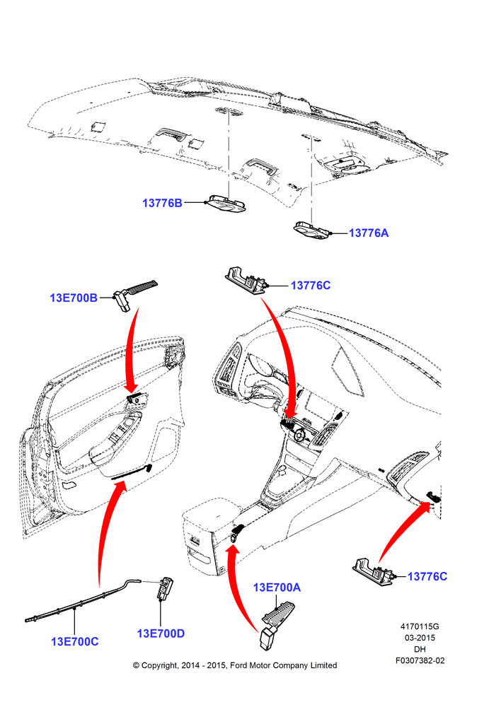 15G - Interior Lamps, Less Sun Roof; 08/DEC/2014-04/MAY/2018
