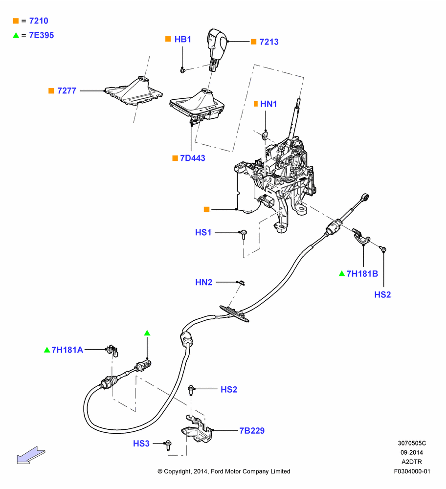 05C - Gear Change-Automatic Transmission, 1 Speed Transmission; 08/DEC/2014-04/MAY/2018