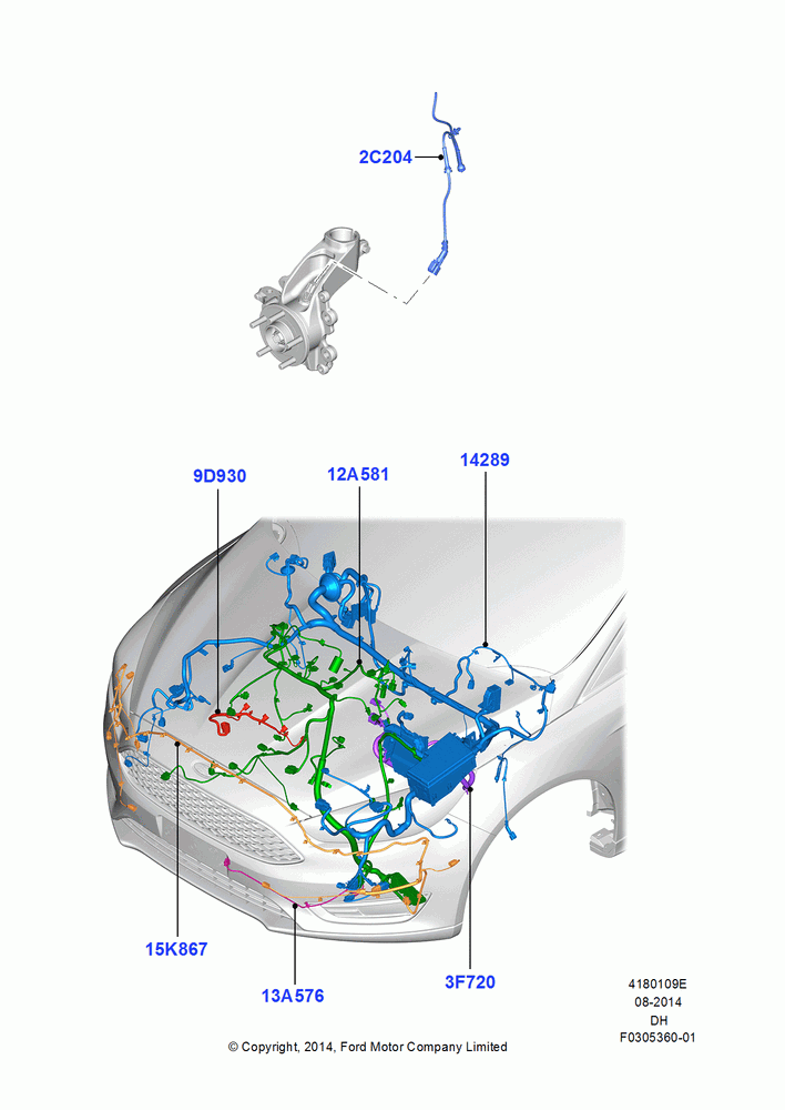 09E - Wiring - Engine And Transmission, 2.0L I4 DI TIVCT Petrol 160PS; 08/DEC/2014-04/MAY/2018