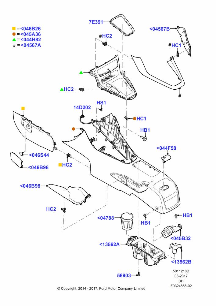 10D - Console - Floor, Consolette - Floor Mounted; 08/DEC/2014-04/MAY/2018