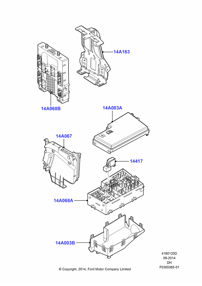 20D - Fuses, Holders and Circuit Breakers, Fuse panels and Relay panels; 08/DEC/2014-04/MAY/2018