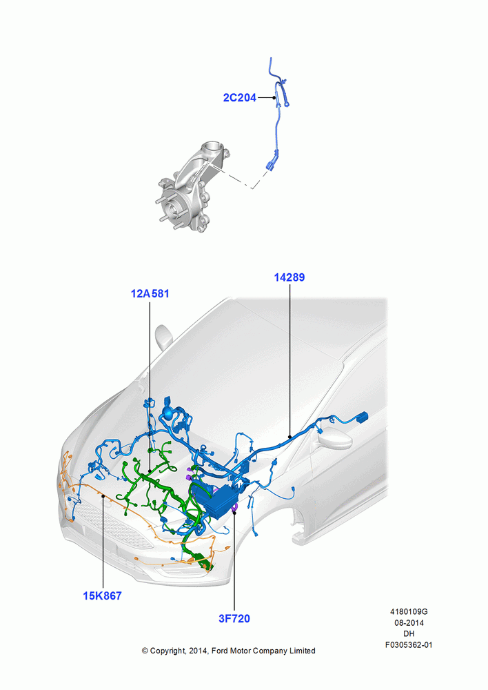 09G - Wiring - Engine And Transmission, 72V/350 AMP Electric Motor; 08/DEC/2014-04/MAY/2018