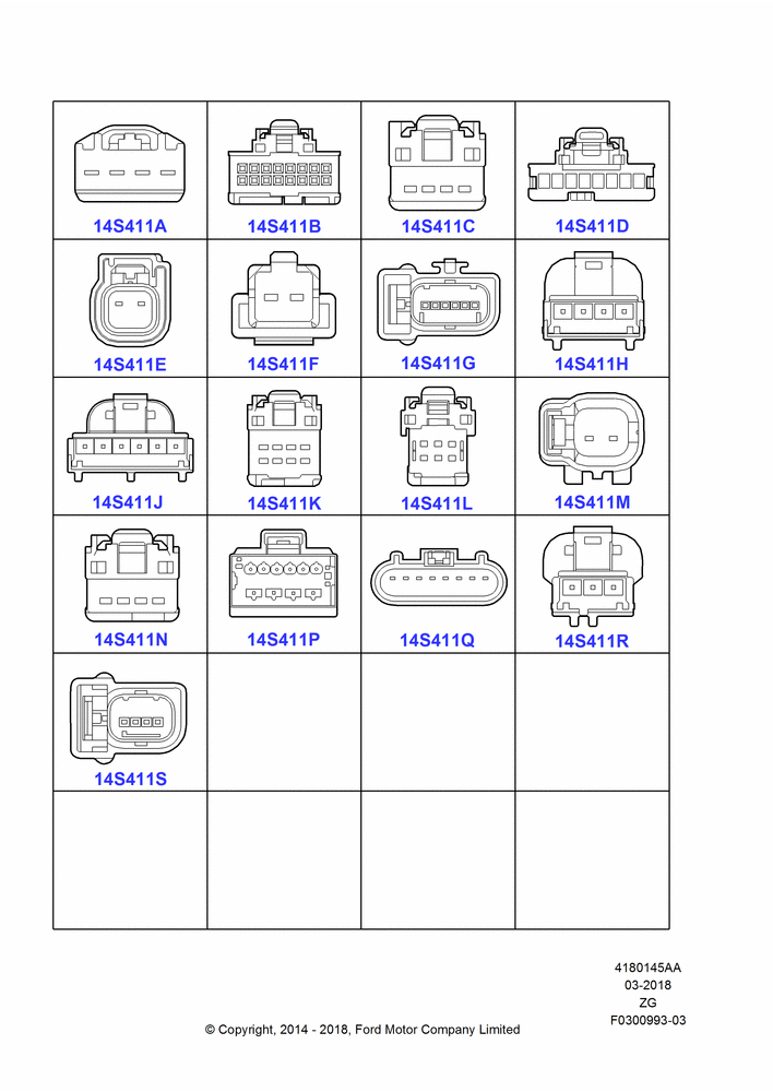 45AA - Pigtail Wiring Kits, North American Markets, Switches; 18/AUG/2014