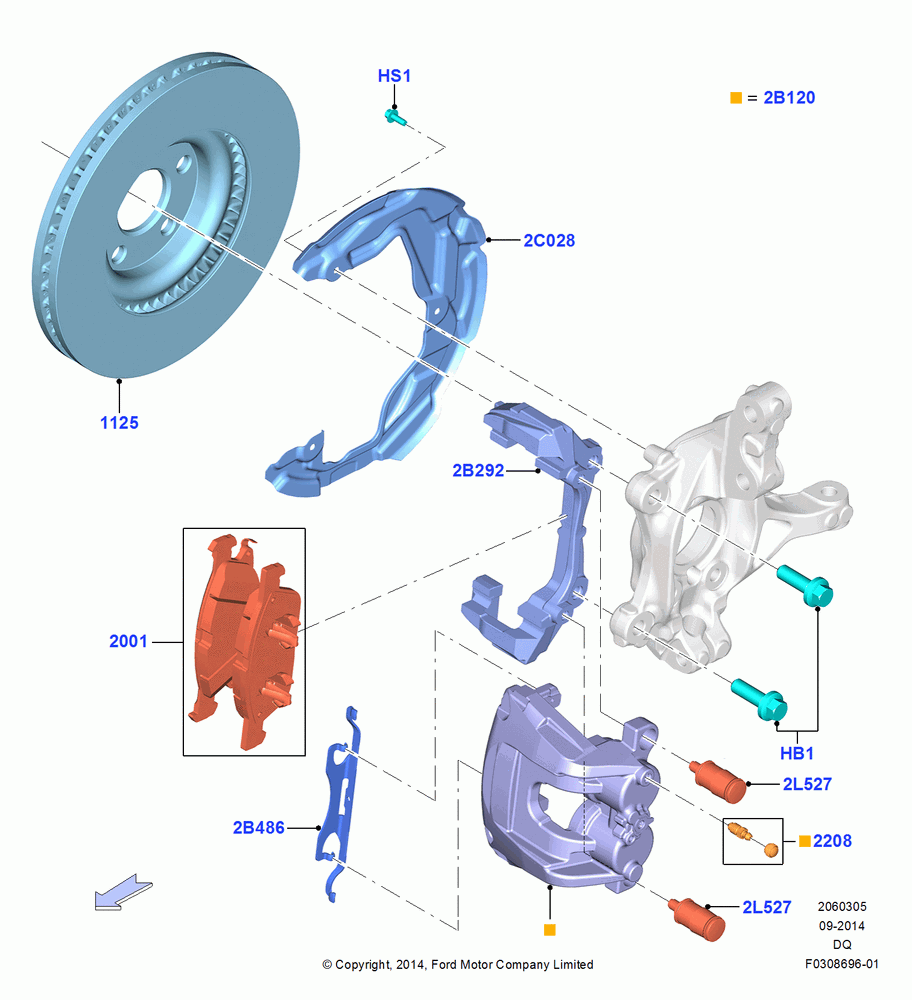 05 - Front Brake Discs and Calipers; 19/JAN/2015