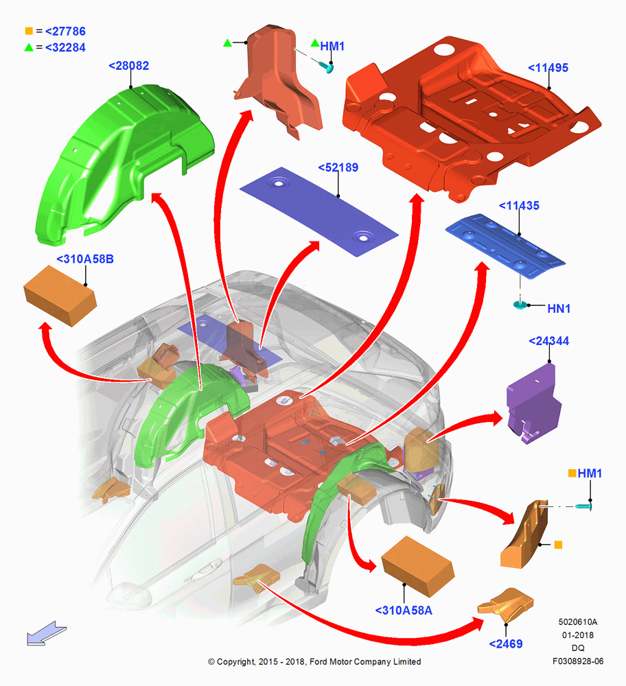 10A - Insulators - Rear, North American Markets; 19/JAN/2015